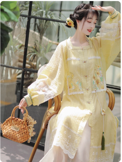 Hanfu Ming Dynasty Chinese Style Dress Retro  Dress