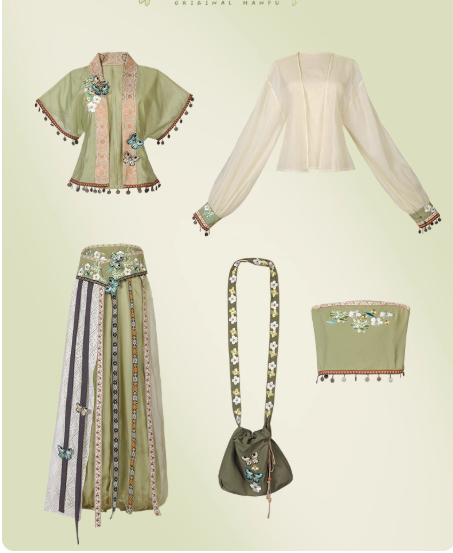 [阿蛮]Song Dynasty New Chinese Hanfu Set