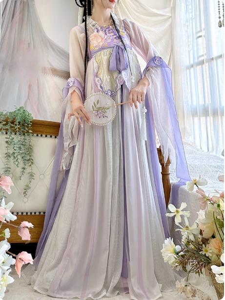 【致夏】Full chested Ruqun Hanfu graceful fairy