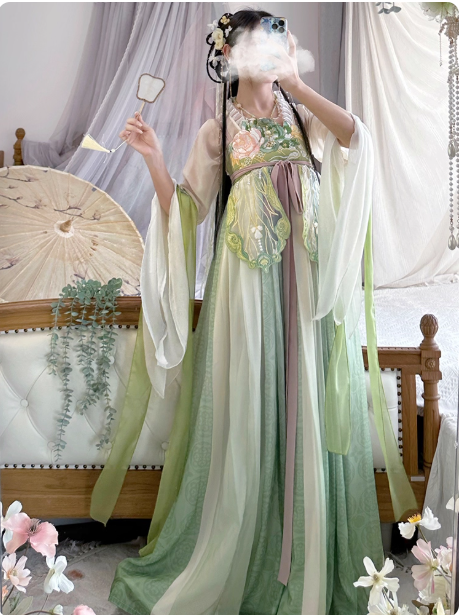 【致夏】Full chested Ruqun Hanfu graceful fairy