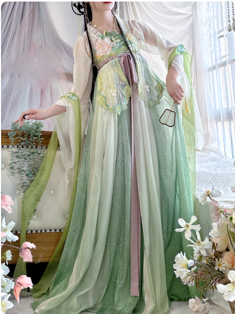 【致夏】Full chested Ruqun Hanfu graceful fairy