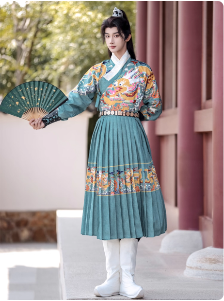 [龙锦]Ming Dynasty Hanfu Jinyiwei Men's and Women's Couple Set