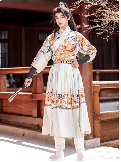 [龙锦]Ming Dynasty Hanfu Jinyiwei Men's and Women's Couple Set