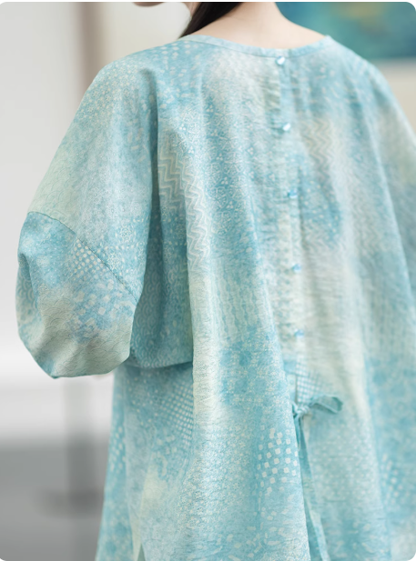 【万物有灵】Ming Dynasty Casual Modern Chinese Clothing  Hanfu Dress