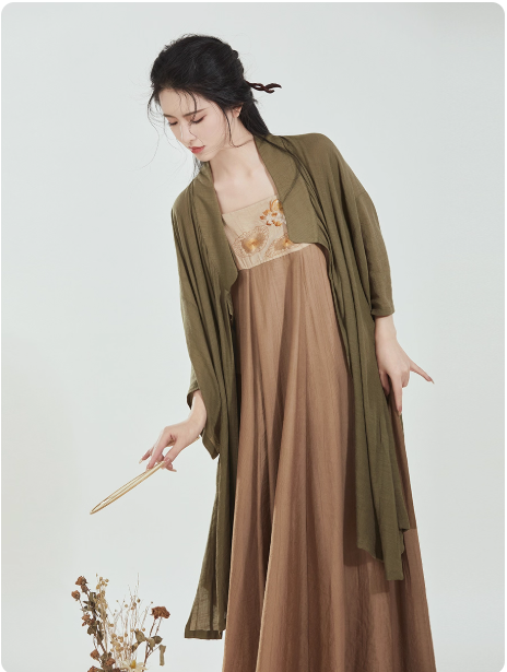 [绛荷]Fashion Hanfu Tang Style Hanfu Zen Clohthes Hanfu Dress