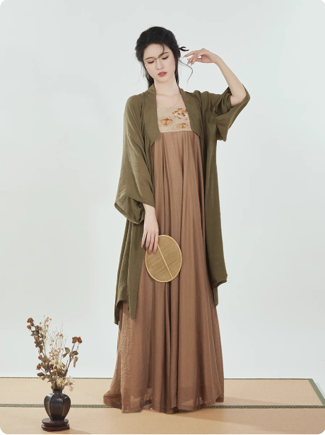 [绛荷]Fashion Hanfu Tang Style Hanfu Zen Clohthes Hanfu Dress