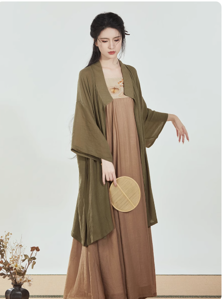 [绛荷]Fashion Hanfu Tang Style Hanfu Zen Clohthes Hanfu Dress
