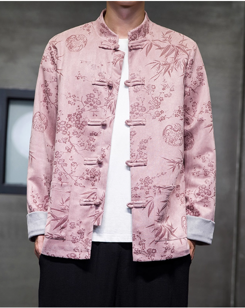 [ 墨竹】New Chinese style top coat Tang Suit Coat