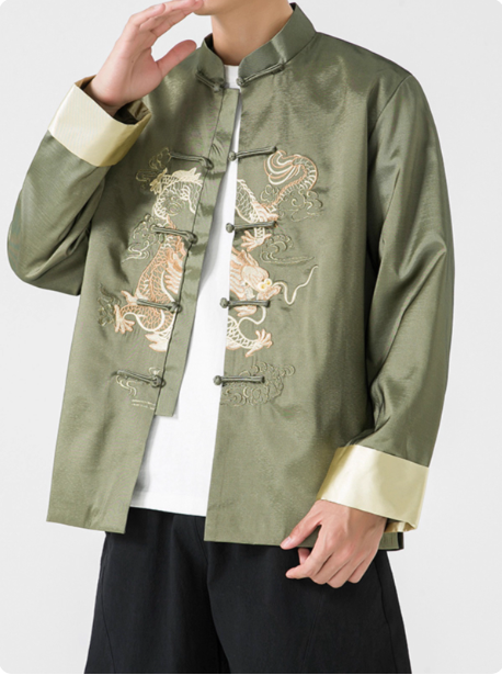 Chinese style embroidery Tang Suit Hanfu plus size jacket