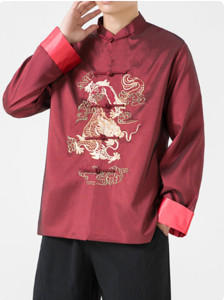 Chinese style embroidery Tang Suit Hanfu plus size jacket