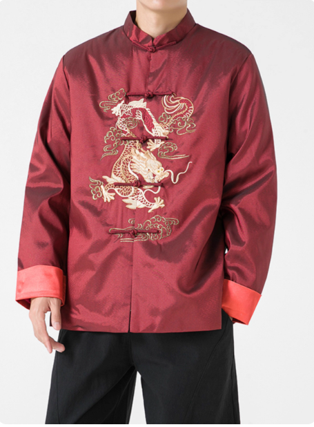 Chinese style embroidery Tang Suit Hanfu plus size jacket