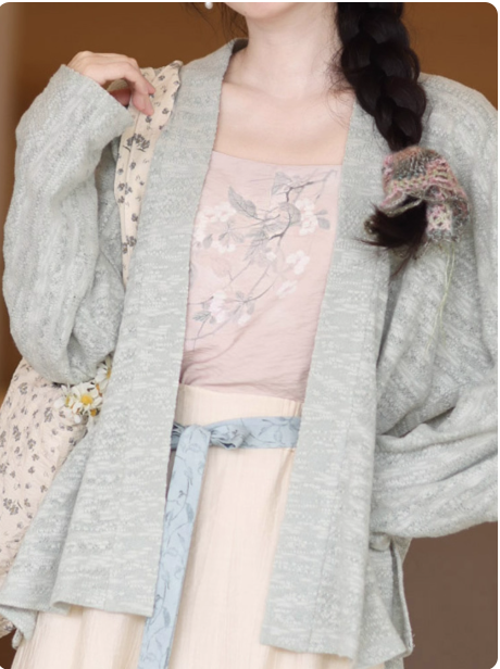 【白露:云豆茶】Song Dynasty New Chinese Hanfu Set