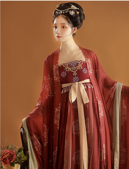 【簪花】Tang embroidery Hanfu Ruqun set
