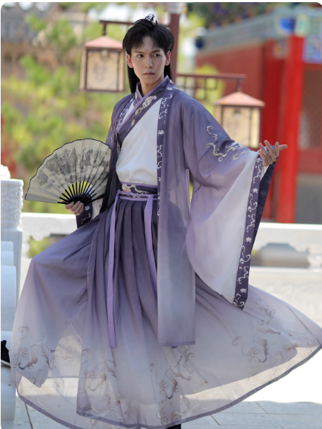 [临风]Wei Jin style Hanfu waist length skirt Ruqun