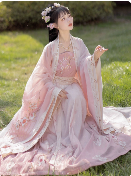 Song style Hanfu waist length Ruqun Chinese style