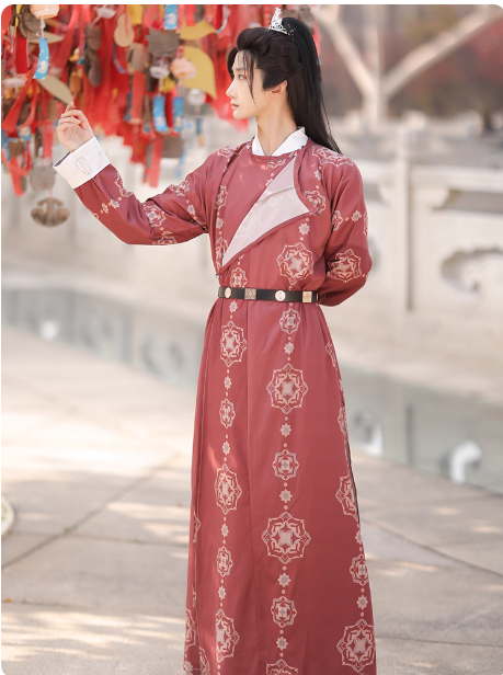 Tang style Hanfu Chinese style chivalrous suit set