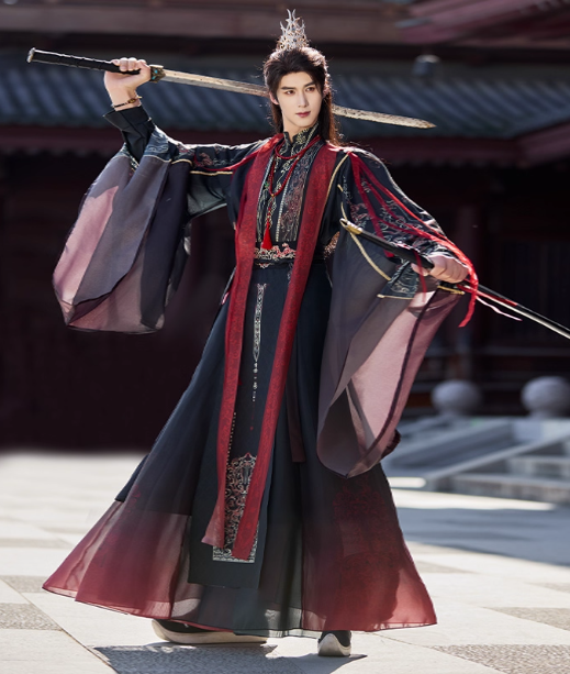 【君临】Tang style Hanfu Chinese style chivalrous ancient costume set