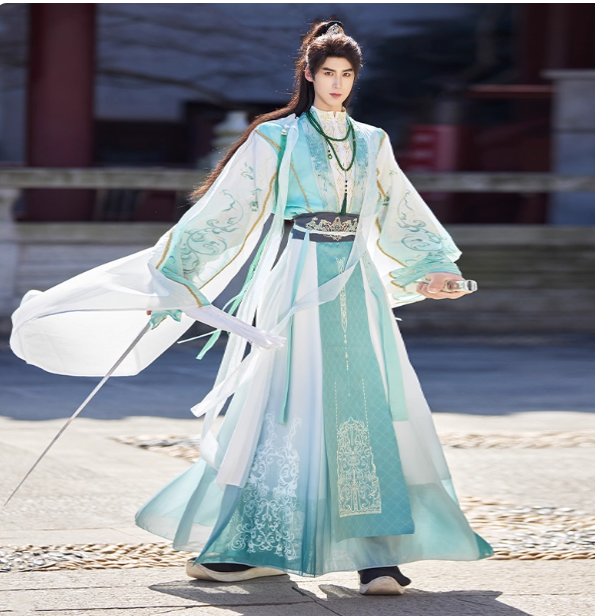 【君临】Tang style Hanfu Chinese style chivalrous ancient costume set