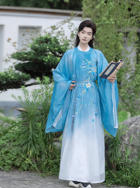 【松风】Tang Dynasty men's Hanfu suit set