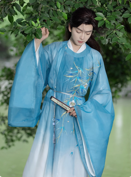 【松风】Tang Dynasty men's Hanfu suit set