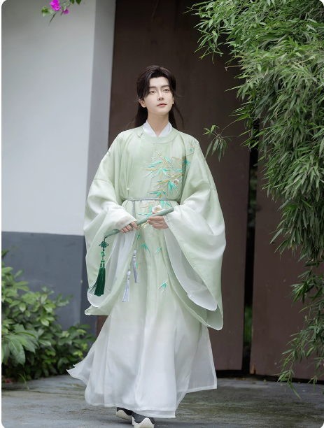 【松风】Tang Dynasty men's Hanfu suit set