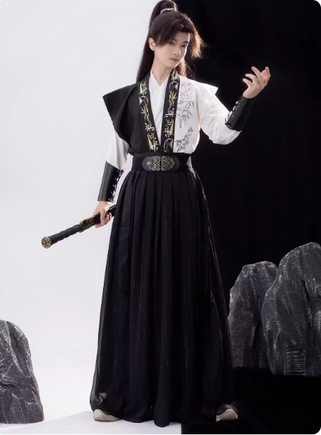 【无烬】Chinese style men's Hanfu chivalrous suit