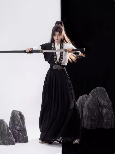 【无烬】Chinese style men's Hanfu chivalrous suit