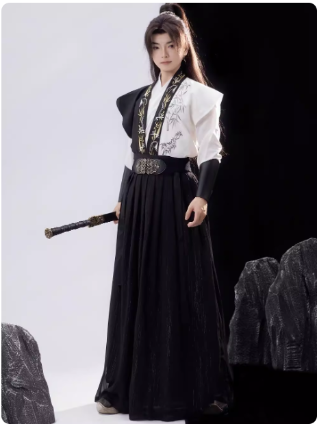 【无烬】Chinese style men's Hanfu chivalrous suit