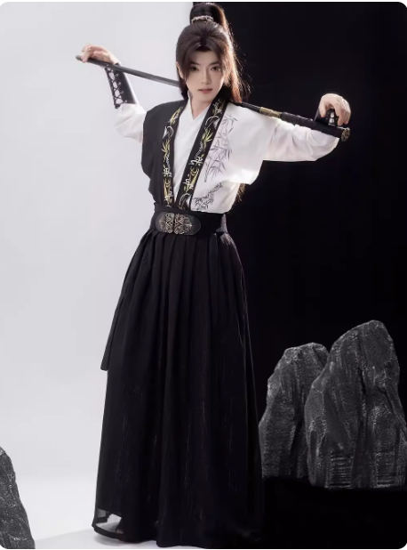 【无烬】Chinese style men's Hanfu chivalrous suit