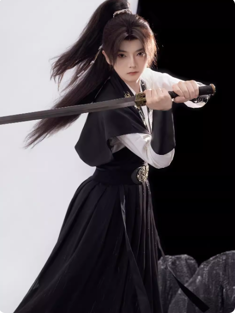 【无烬】Chinese style men's Hanfu chivalrous suit