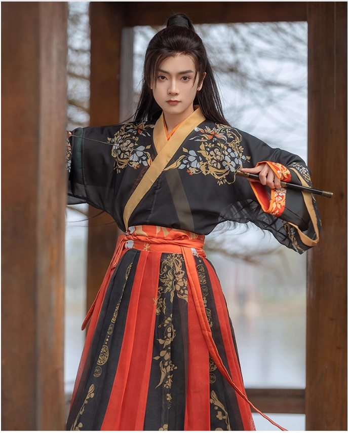 【双生】Jin style waist length Hanfu set for couples
