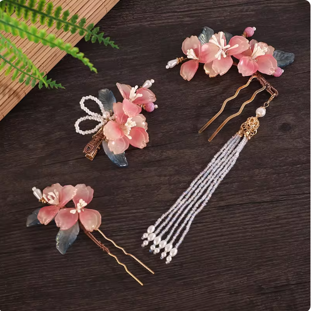 Complete set of Hanfu headwear