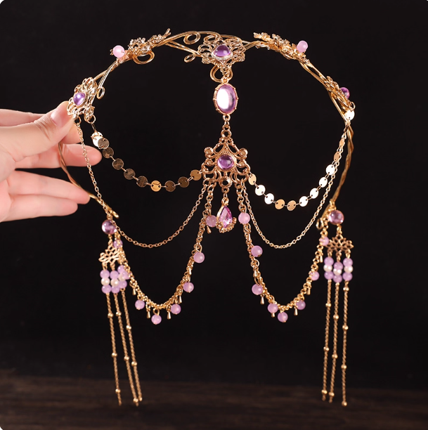 Ancient style Dunhuang exotic style Hanfu headwear