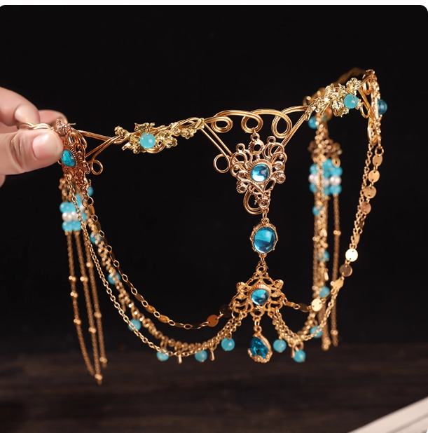 Ancient style Dunhuang exotic style Hanfu headwear