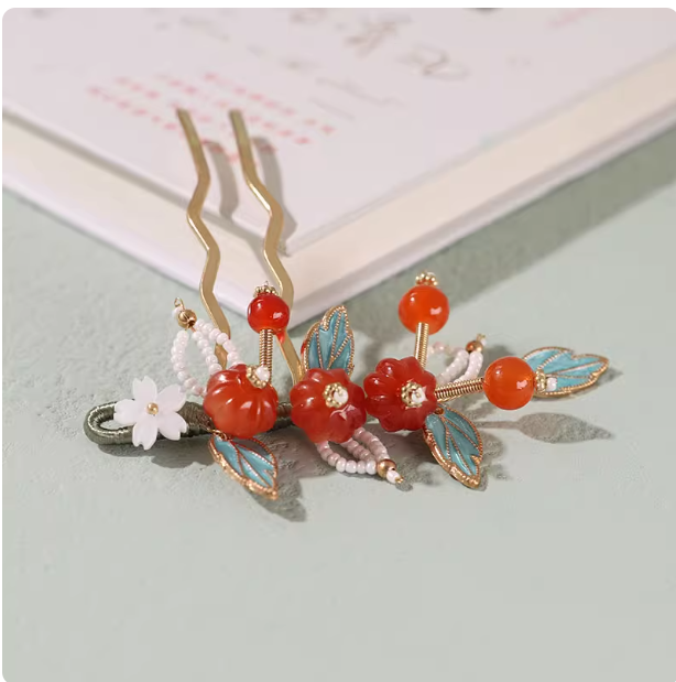 Hanfu Headwear Pumpkin Hairpin Hairpin