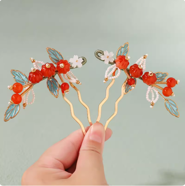 Hanfu Headwear Pumpkin Hairpin Hairpin