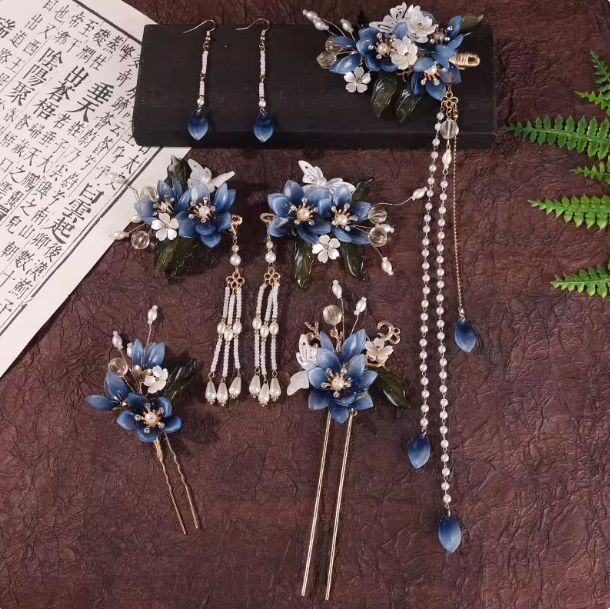 Hanfu Headwear Hairpin and Hair Accessories Set