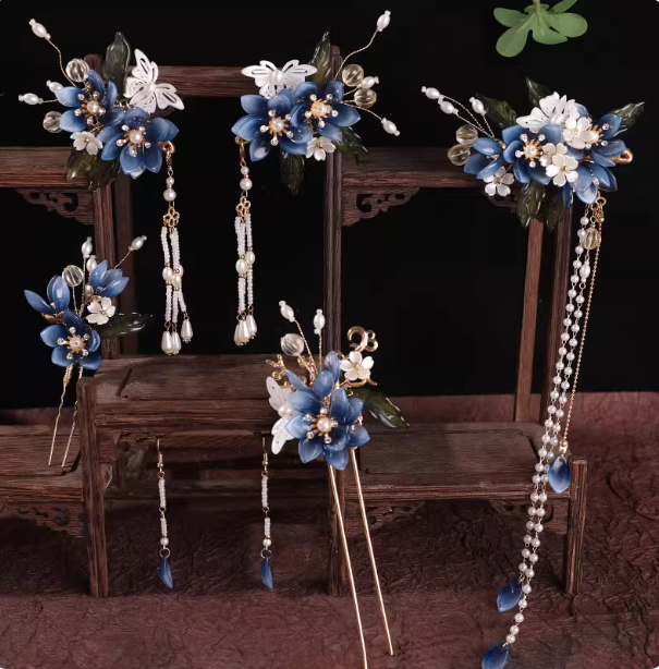 Hanfu Headwear Hairpin and Hair Accessories Set