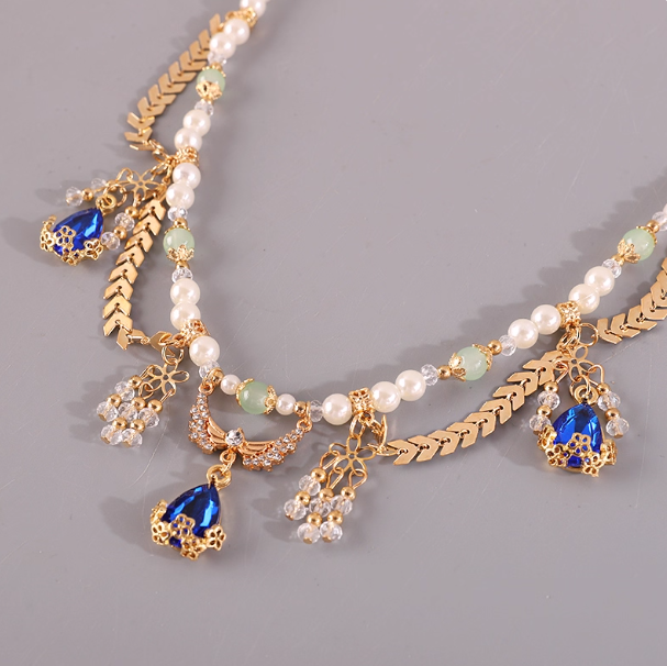 Antique Hanfu Accessories Pearl Necklace