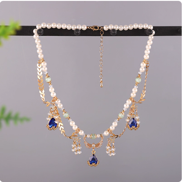 Antique Hanfu Accessories Pearl Necklace