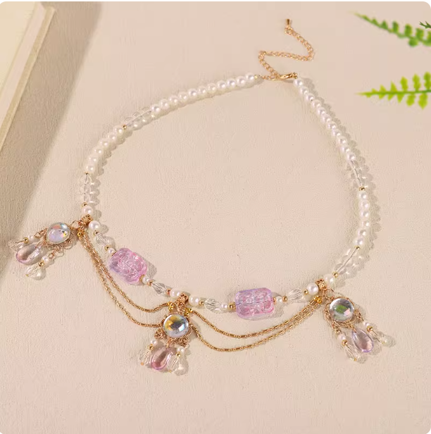 New Chinese Hanfu Accessories Imitation Pearl Necklace