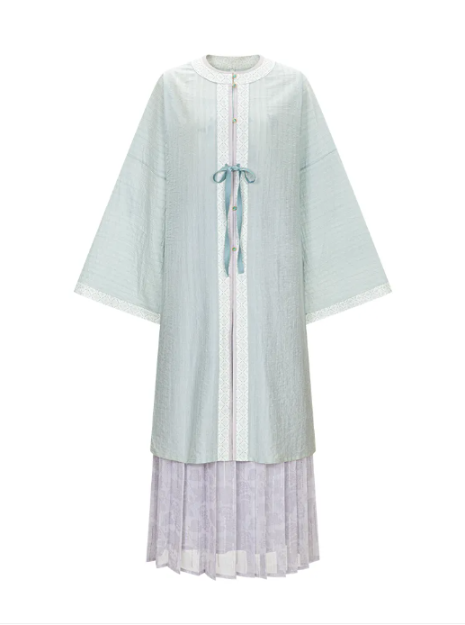 池夏【立夏:薄荷葡萄】Ming Dress Chinese Style Summer Hanfu Dress