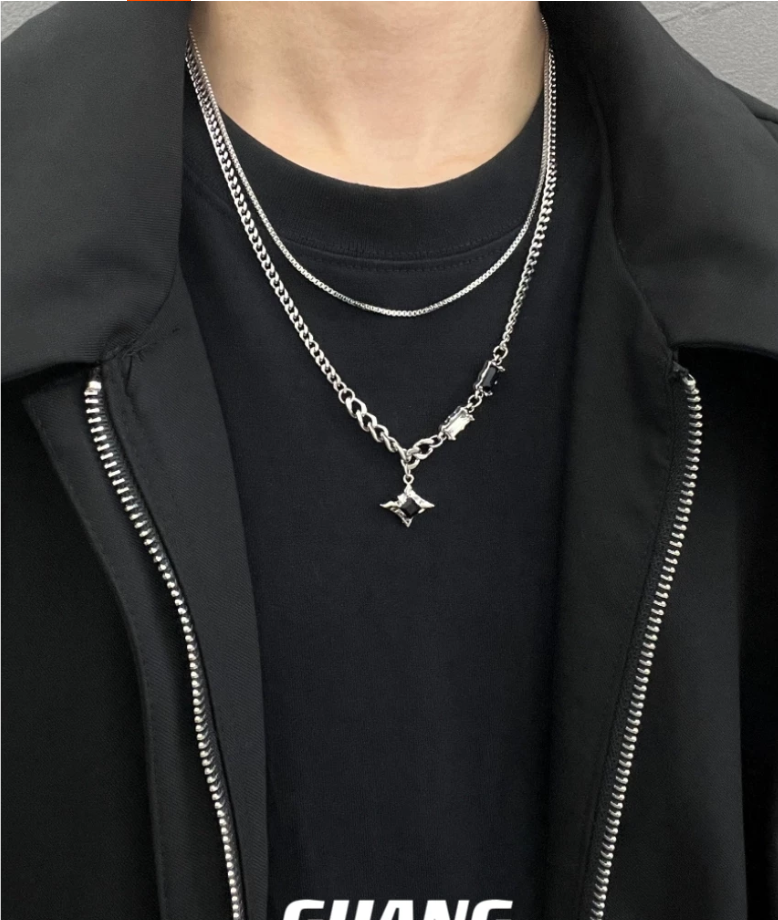 Star Cuban Chain Necklace | Hip-Hop Luxury