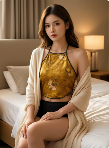 Silk Hanfu Bellyband Lingerie Set | 3 Colors