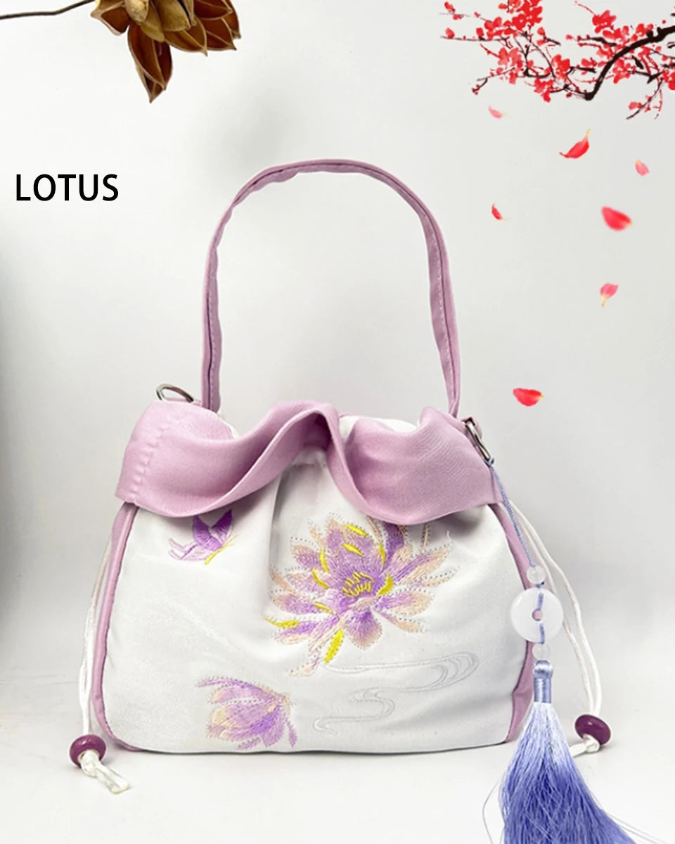 Ladies' Handbags Featuring Han Elements, Ancient Style Embroidery, Hanfu Bags and Cheongsam Bags, Holiday Gift Bags