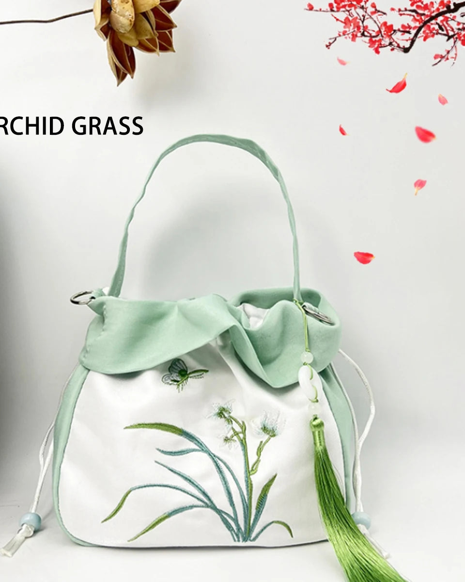 Ladies' Handbags Featuring Han Elements, Ancient Style Embroidery, Hanfu Bags and Cheongsam Bags, Holiday Gift Bags