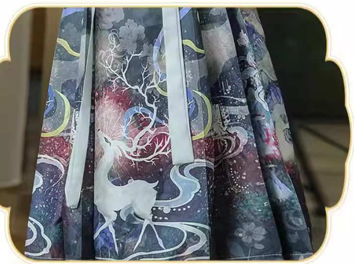 Ma Mian Skirt Set Hanfu  Chinese Style Ming Dynasty Ancient Costume