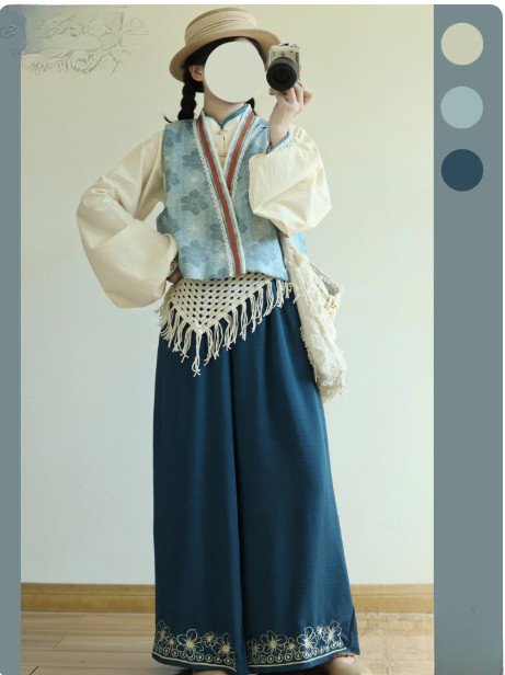 【云岫】 Tang style Beizi New Chinese Literary Style Set