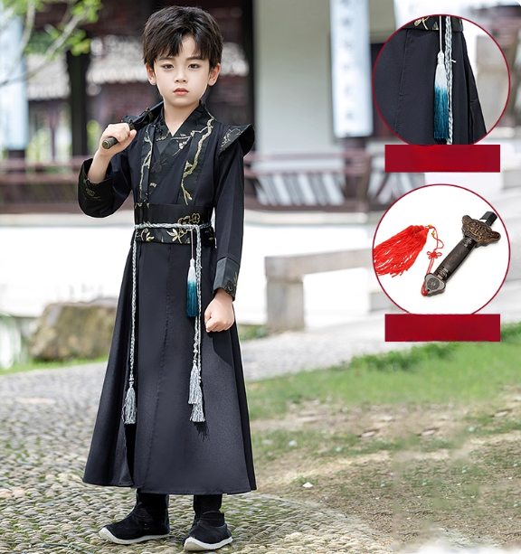 [凌风]Boys' Hanfu Ancient Style Martial Arts